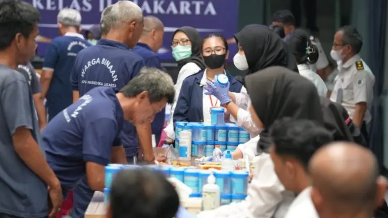 2.263 Napi hingga 235 Petugas Lapas Narkotika Jakarta Dites Urine