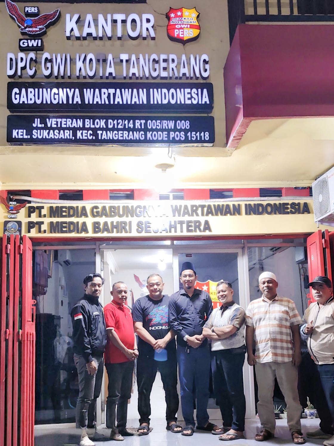 Perkuat Sinergi Ormas dan Insan Pers, DPC BPPKB Banten Tangerang Kota Sambangi GWI
