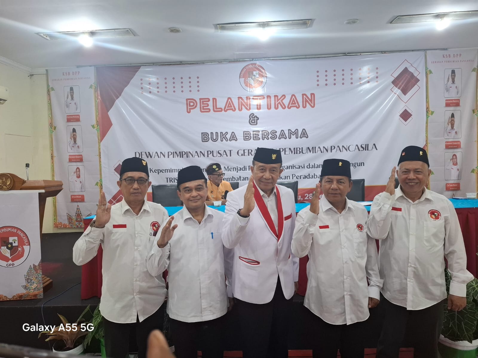 Resmi Di Kukuhkan, Pelantikan Pengurus DPP Gerakan Pembumian Pancasila Dan Buka Puasa Bersama