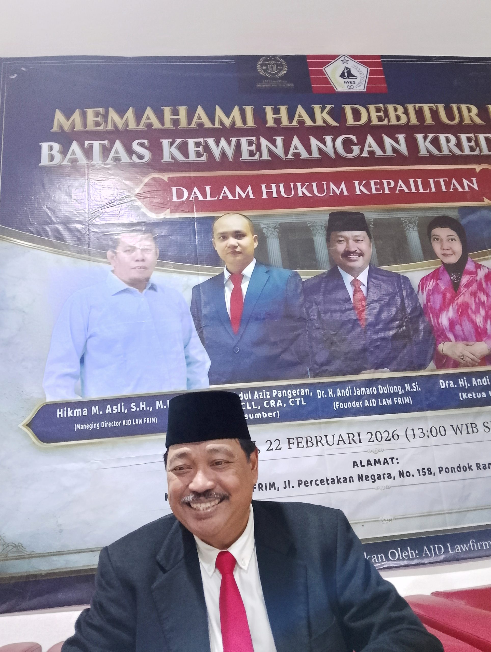 AJD Lawfirm dan Ikatan Wanita Sulawesi Selatan Gelar Seminar UU Kepailitan, Bahas Hak Debitur dan Batas Kewenangan Kreditur