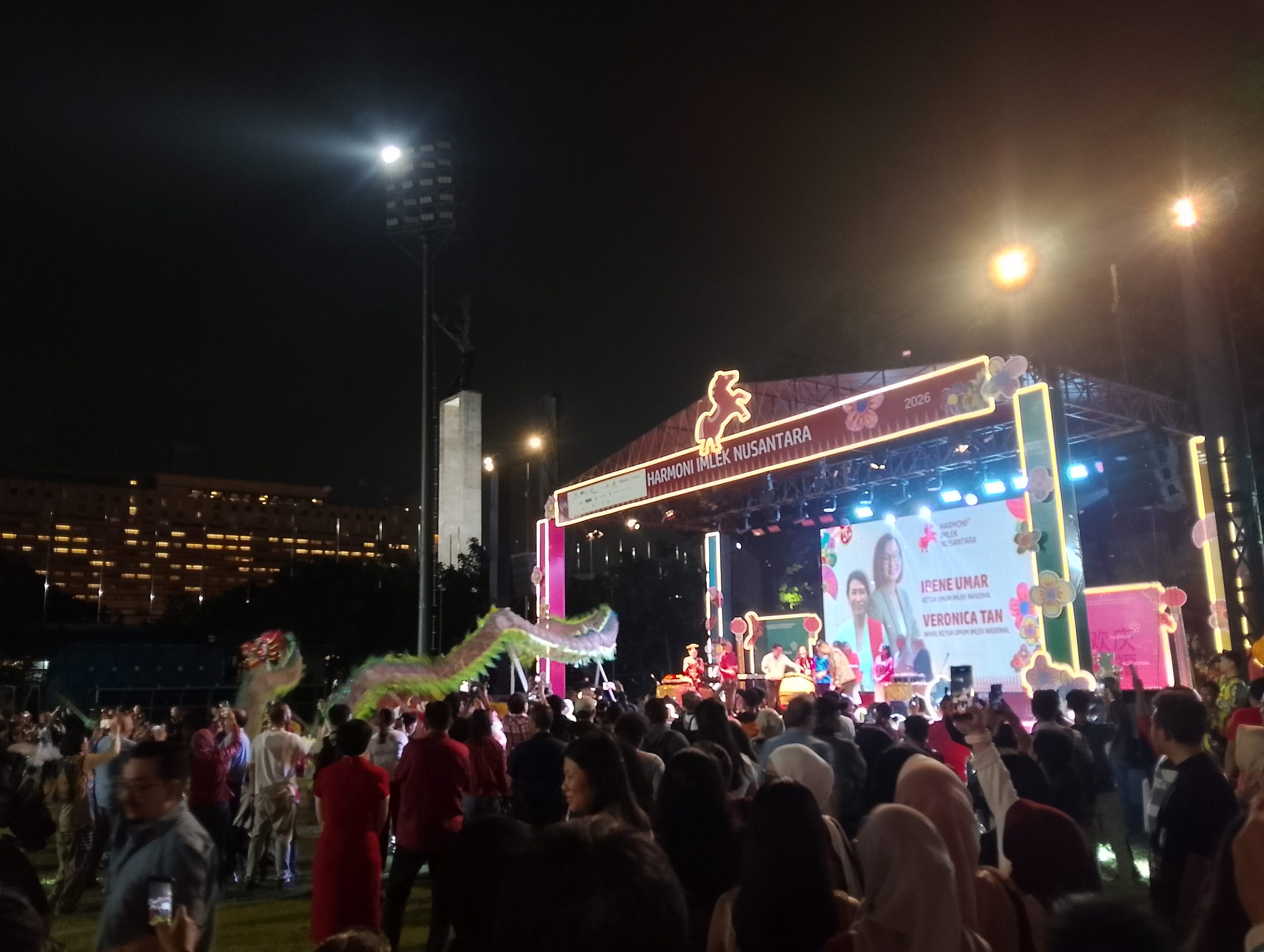 Festival Imlek 2026 di Lapangan Banteng, Harmoni Keberagaman Menggema di Jantung Ibu Kota