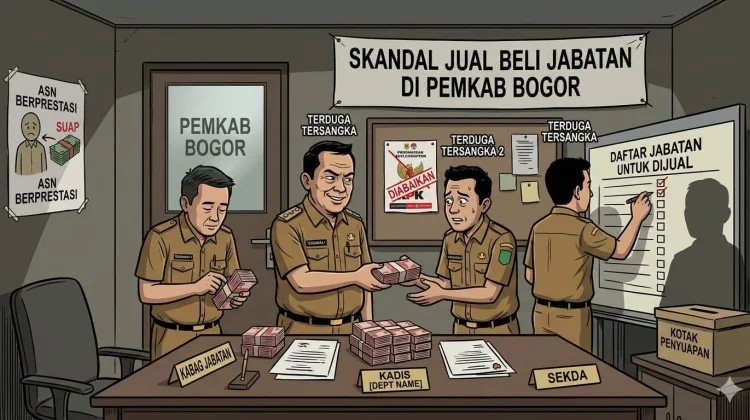 Sat Reskrim Polres Bogor Turun Tangan Ungkap Jual Beli Jabatan