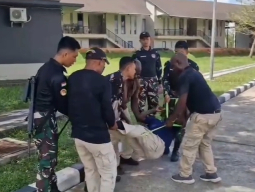 Satgas Swasembada Bersama Yonif 143/TWEJ Gelar Latdiksar Pratama Pengamanan