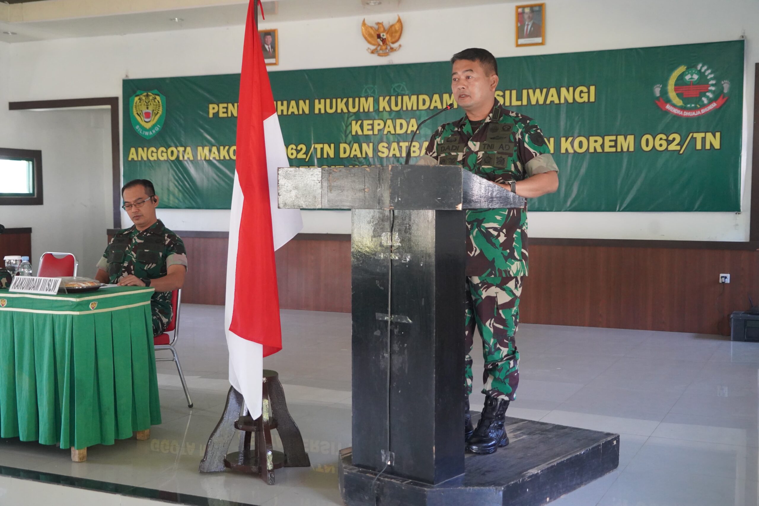 Korem 062/Tn, Gelar Penyuluhan Hukum Kumdam III/Siliwangi