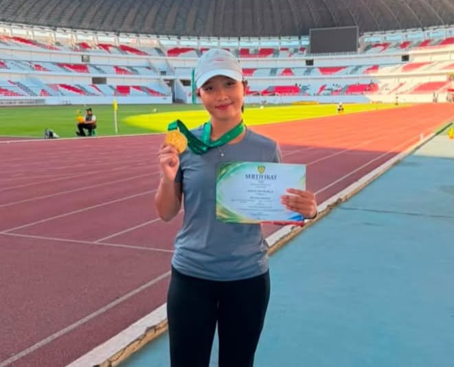 Srikandi Pomal Kodaeral IX Sabet Medali Emas di Kejurnas Atletik Jateng Open 2026
