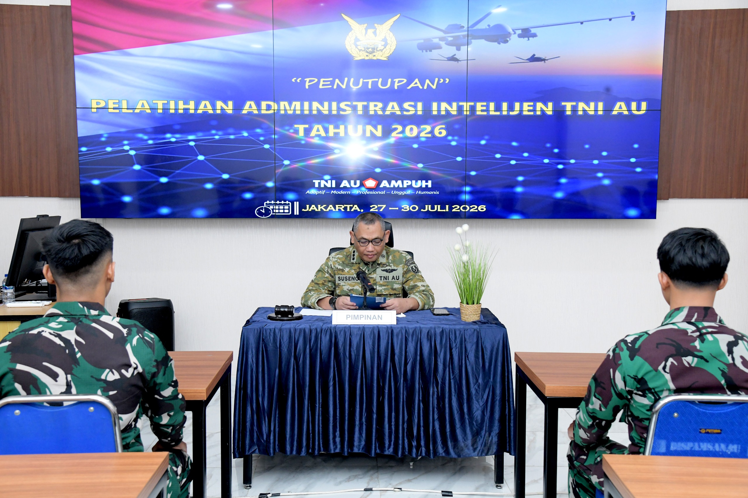 Pelatihan Administrasi Intelijen TNI AU 2026, Perkuat Profesionalisme dan Kualitas Produk Intelijen