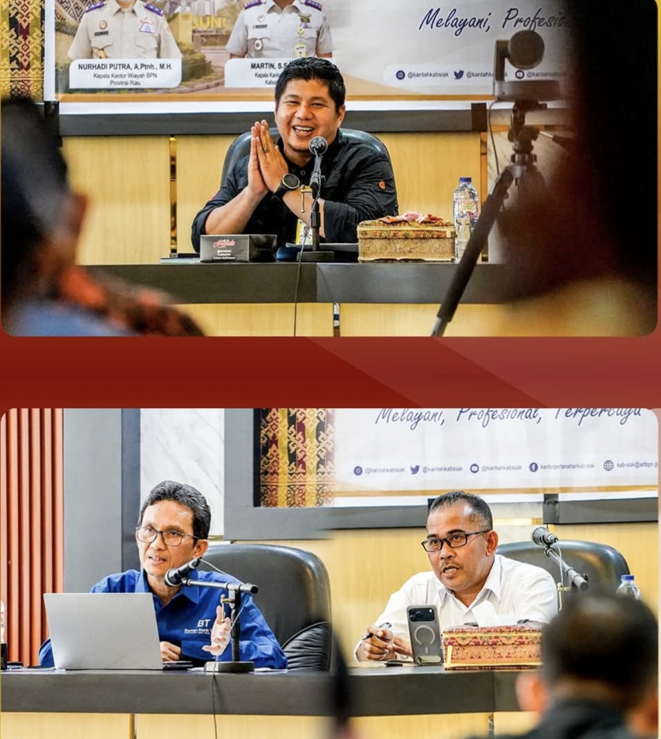 Sinergi Bank Tanah dan Kantor Pertanahan Siak,Wujudkan Kepastian Hukum dan Kesejahteraan Melalui Redistribusi Tanah 2026