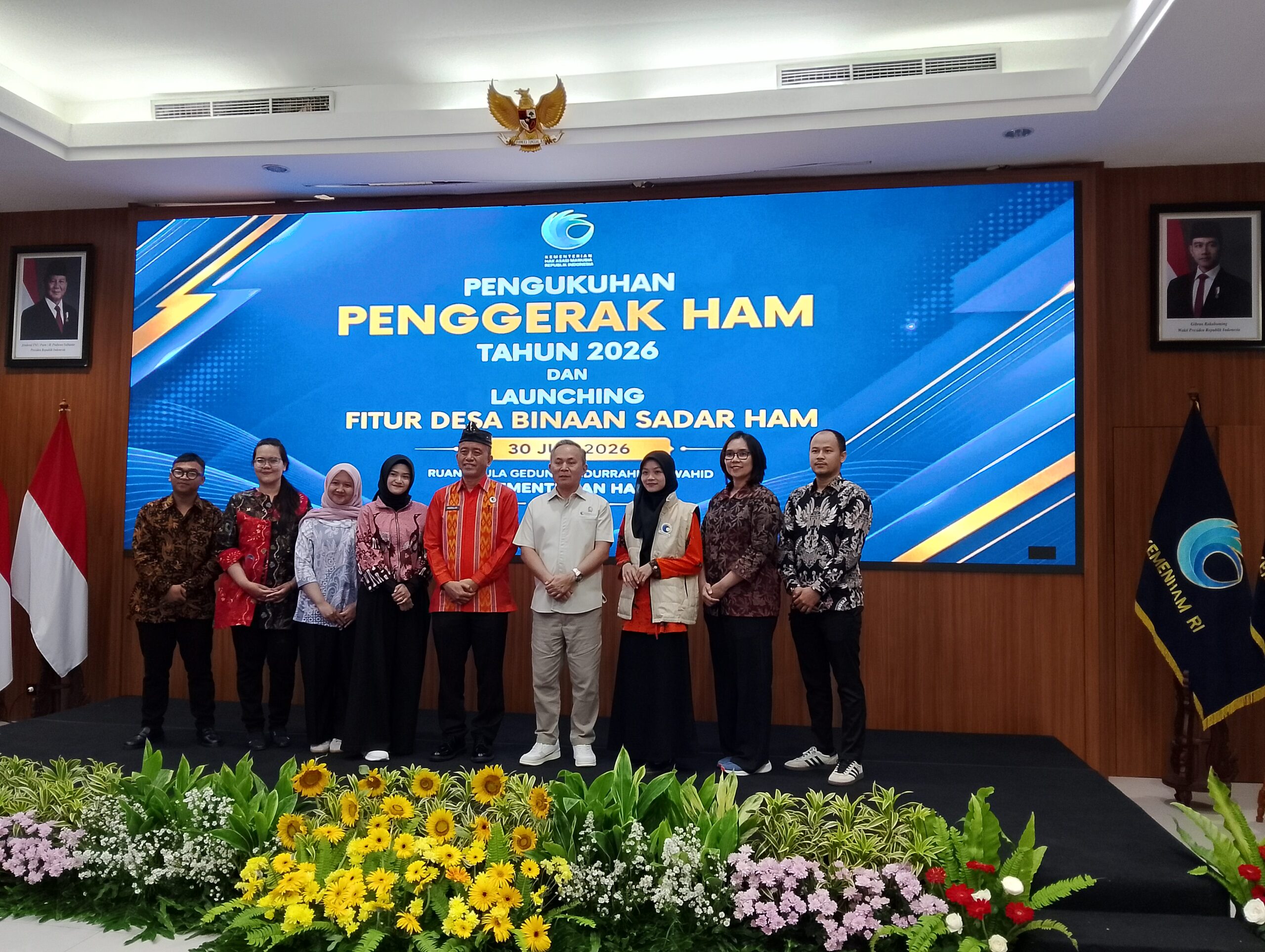 Penggerak HAM Jawa Barat Dikukuhkan Di  Kementerian HAM, Dorong Pemantauan Berbasis Data hingga Pelosok Desa