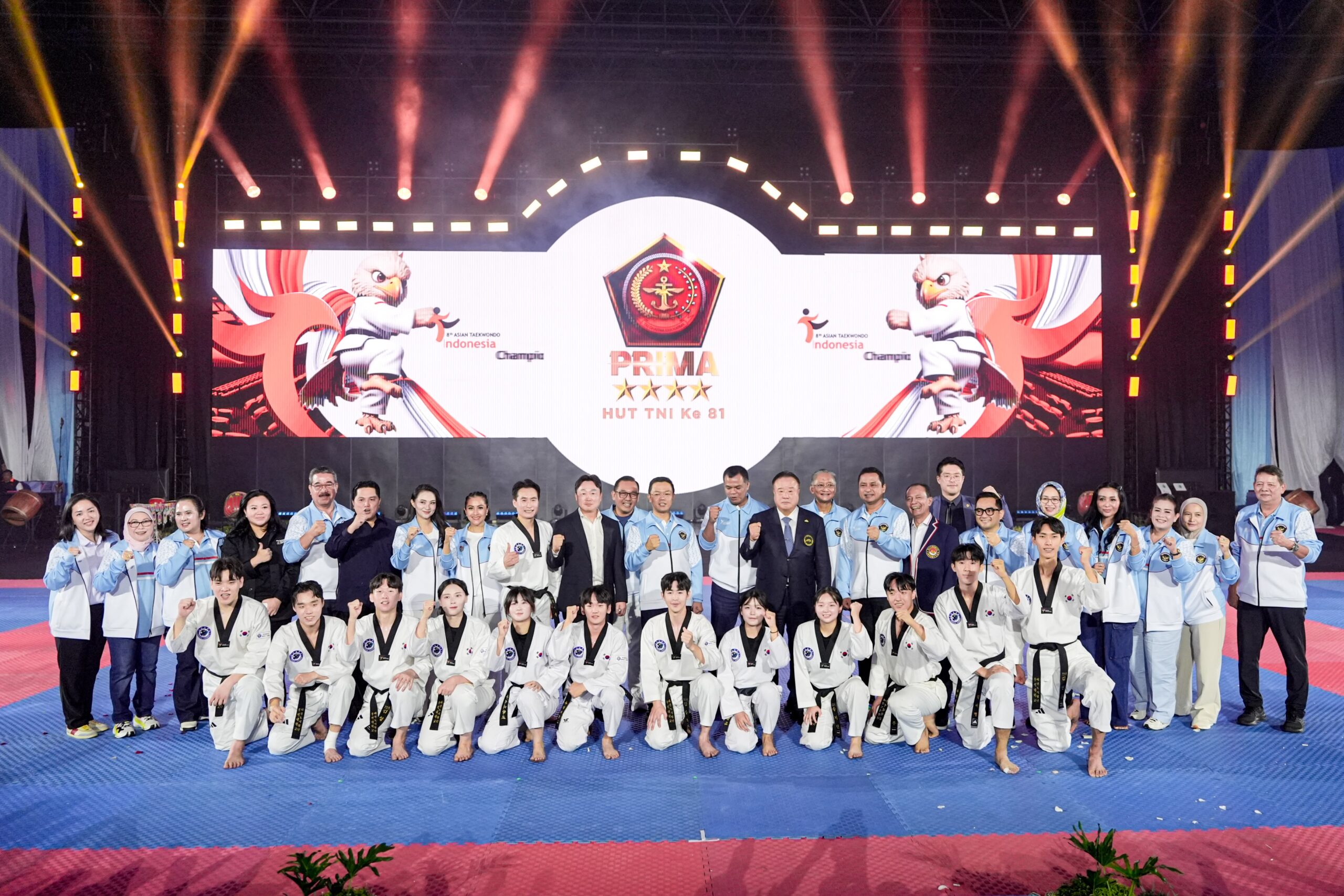 8th Asian Taekwondo Indonesia Open Championships Resmi Dibuka