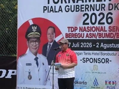 Gubernur Buka Turnamen Tenis Piala Gubernur DKI Jakarta 2026