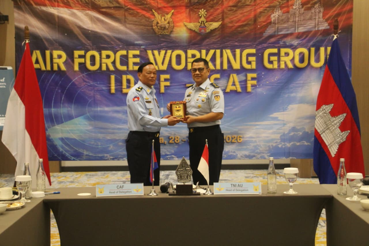 Air Working Group ke-4 TNI AU–CAF Hasilkan Kesepakatan untuk Penguatan Kerja Sama Bilateral