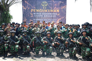 Latihan TNI Terintegrasi 2026, Danlanal Dumai Dikukuhkan Sebagai Warga Kehormatan Korps Arhanud TNI AD
