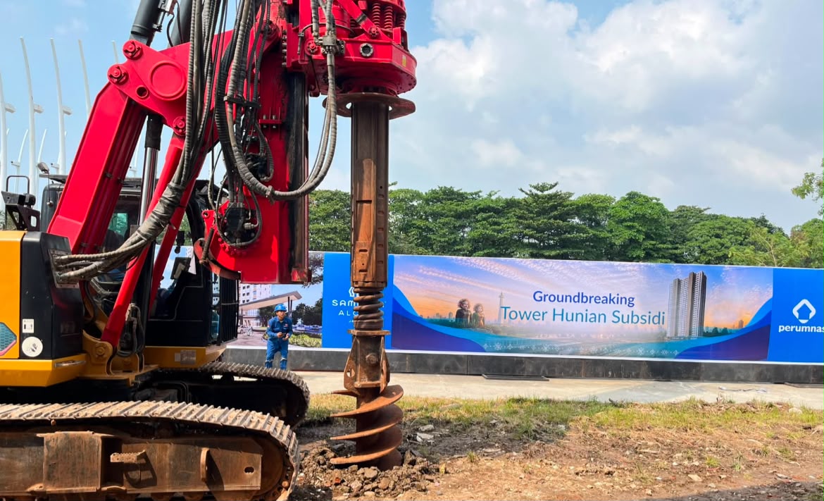 Perumnas Groundbreaking Pembangunan Rumah Susun Bersubsidi Samesta Alonia di Kemayoran