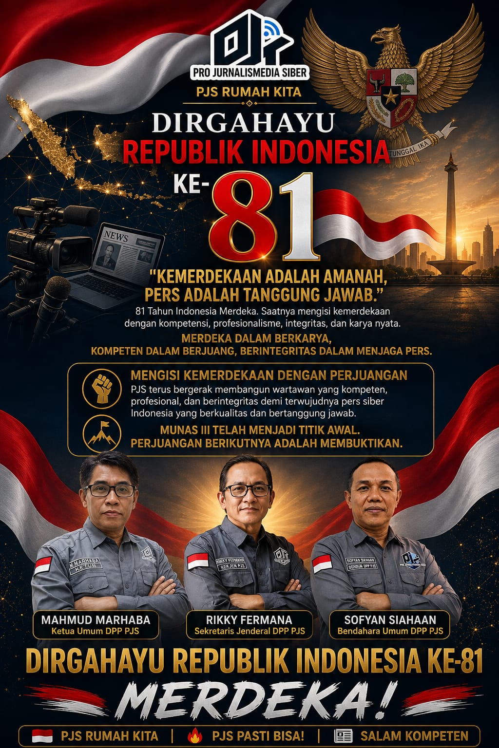 Munas III Pro Jurnalismedia Siber Jadi Titik Awal, PJS Tegaskan Perjuangan Pers Siber Harus Dibuktikan