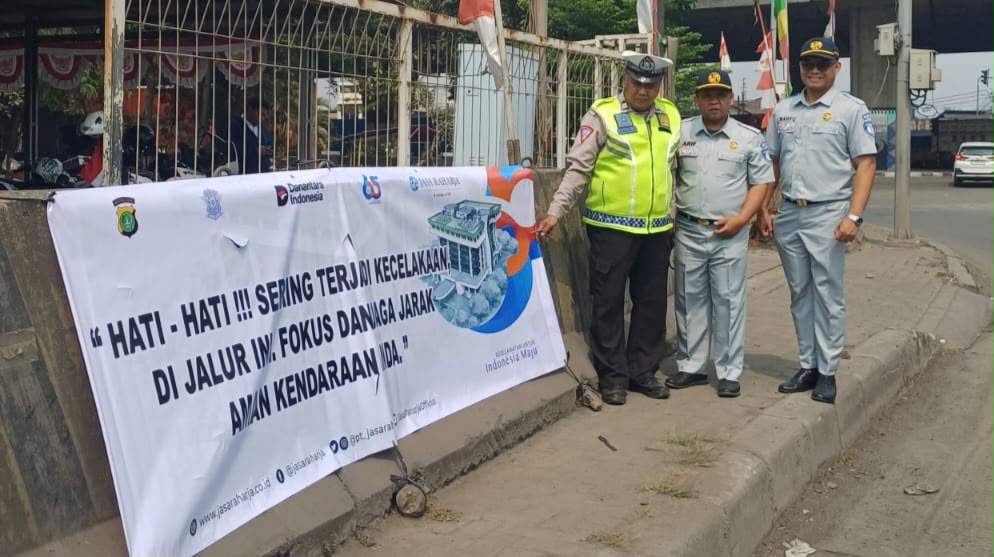 Tekan Angka Kecelakaan, PT Jasa Raharja (PERSERO ) Kantor Wilayah Utama DKI Jakarta Gelar Safety Campaign di Wilayah Jakarta Utara