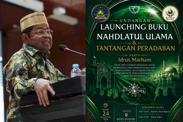 Idrus Marham Luncurkan Buku “Nahdlatul Ulama & Tantangan Peradaban” di Jakarta