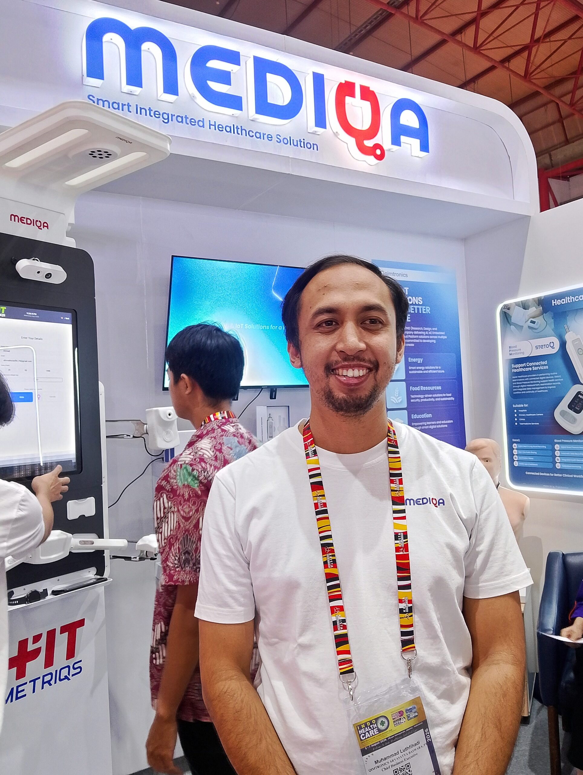 Qimtronics Perkenalkan Mediqa, Solusi Alat Kesehatan Pintar Buatan Indonesia di Pameran Indo Health Care 2026 JI-EXPO Jakarta