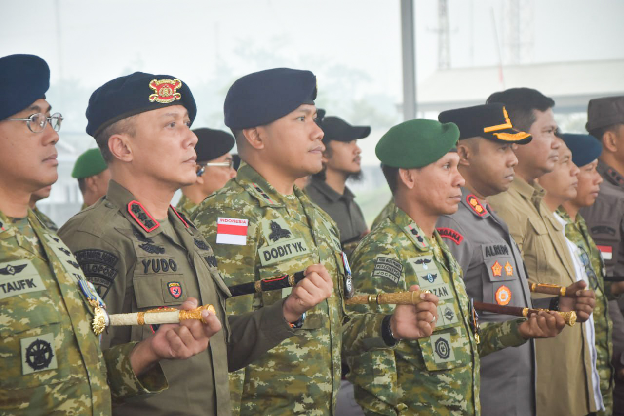 Upacara HUT ke-81 TNI di Timika Berlangsung Khidmat