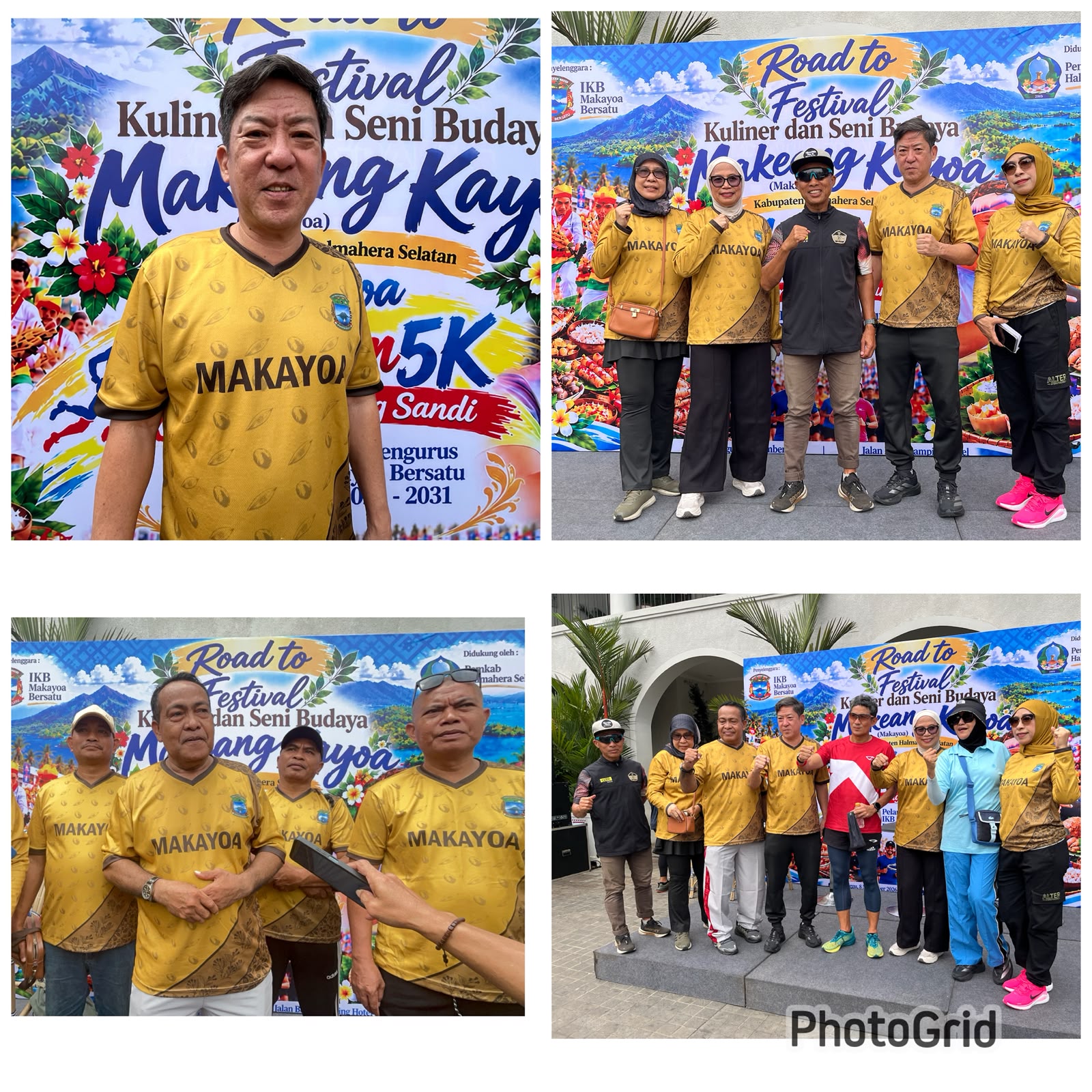 Fun Run 5 K serta Festival Kuliner dan Seni Budaya Makeang Kayoa dan Pelantikan Pengurus Makayoa Kabupaten Halmahera Selatan Segera Digelar
